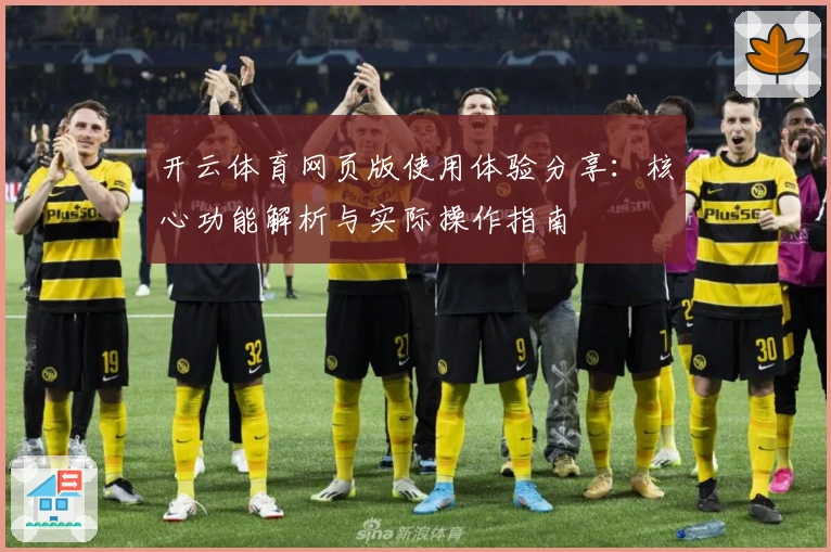 开云体育网页版使用体验分享：核心功能解析与实际操作指南